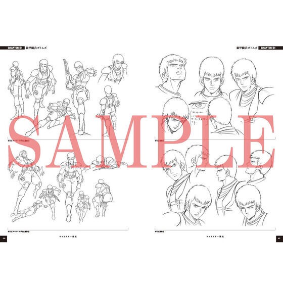 PRE-ORDER : [Made-to-order] Armored Trooper Votoms 40th Official Setting Material Collection Part.1