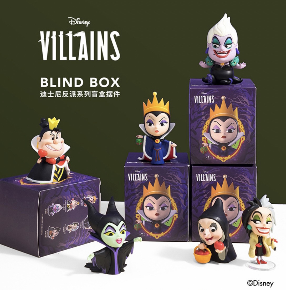 กล่องสุ่ม Disney Villiains Series Blind Box by Miniso (Set of 6)