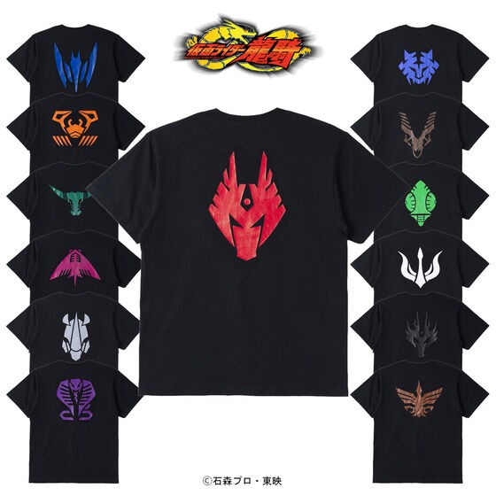 PRE-ORDER : Kamen Rider Ryuki T-shirt Crest Pattern