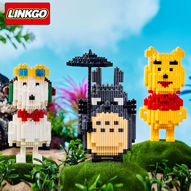 Linkgo 68441-68446 , 68469-68474 Best Hitz Animation Pooh Snoopy Totoro Kumamon Spongbob Mike Conan My Melody Cinnamoroll Garfield Nick