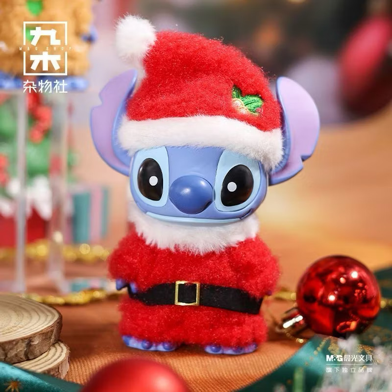 ตุ๊กตาสติทช์คริสมาส ลิขสิทธิ์แท้ ได้ 1ตัว - Disney - Stitch - Christmas Dressed Series by Enesco x Grand Jester Studios