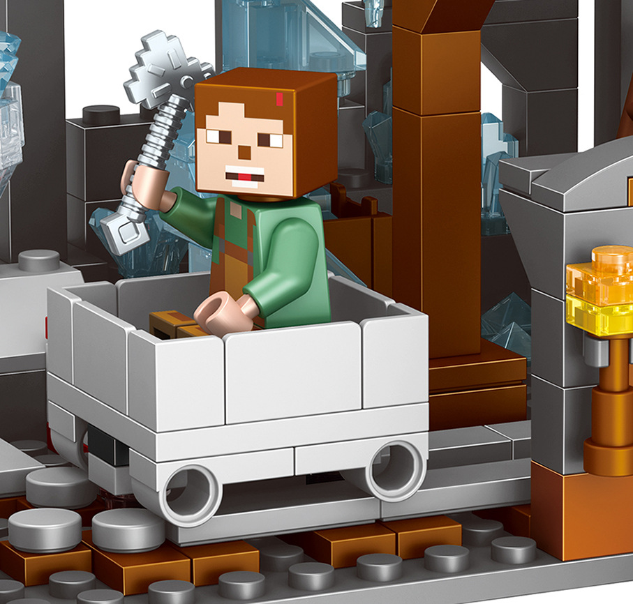Qunlong QL0536 Minecraft Crystal Mine 718pcs