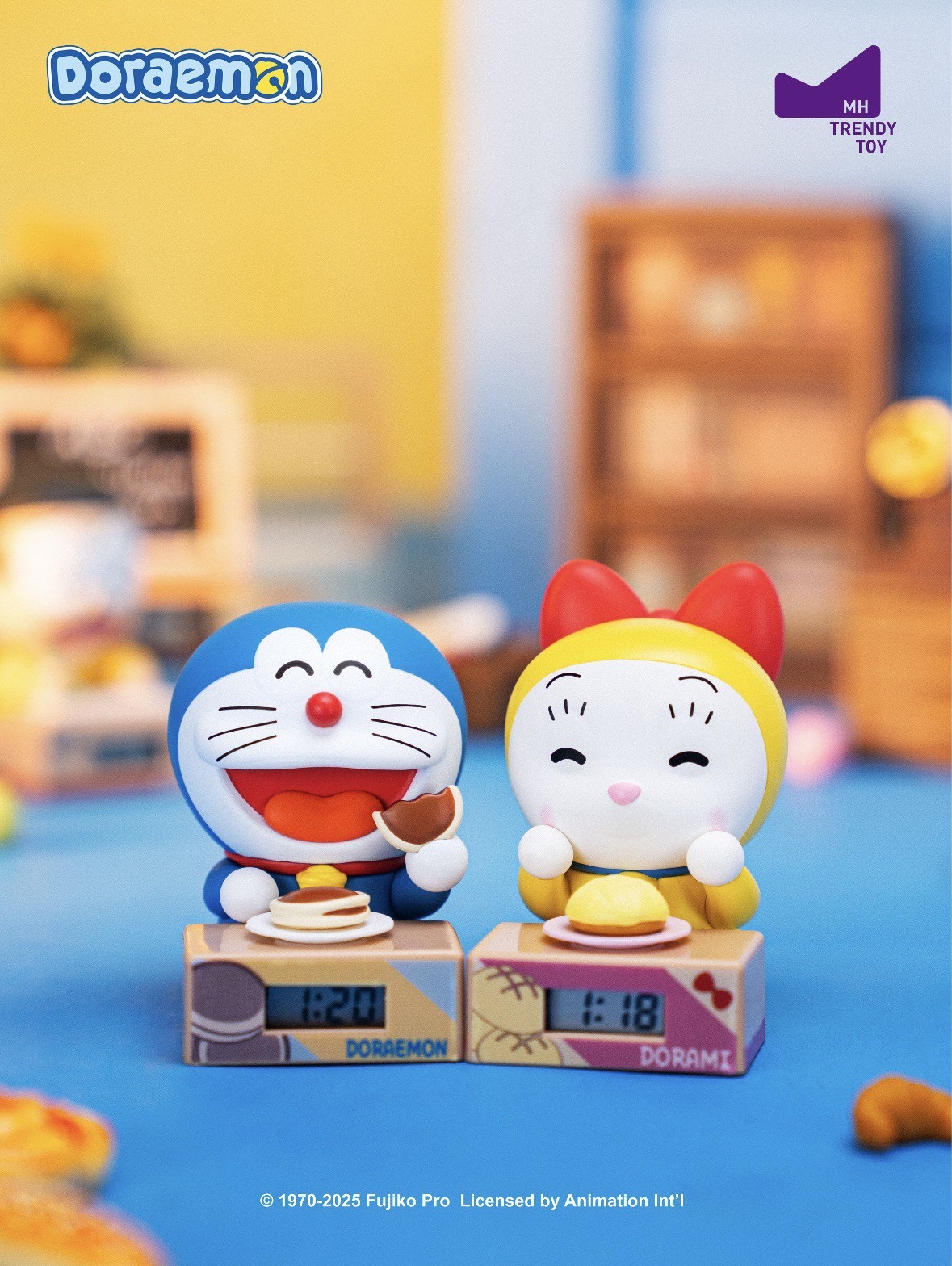 โมเดล นาฬิกา โดเรม่อน ได้ 1ตัว - Doraemon - Mini Clock by Maihe