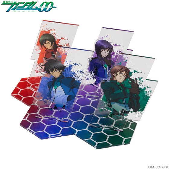 PRE-ORDER : Mobile Suit Gundam 00 Character Illustration Acrylic Stand