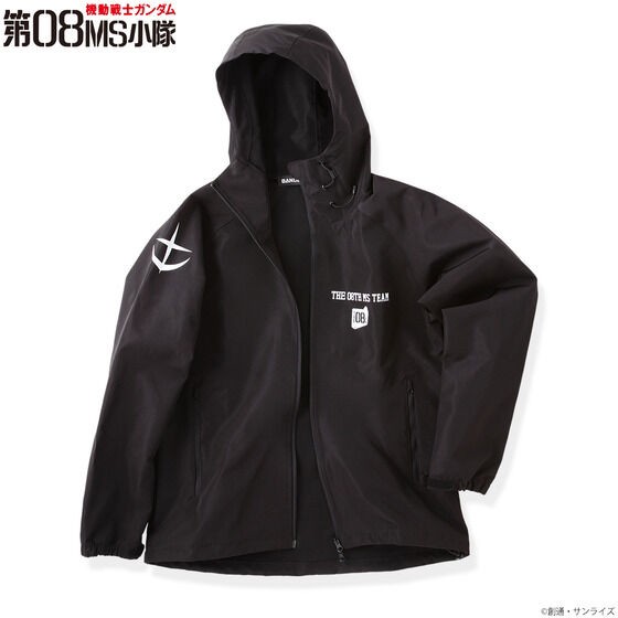 PRE-ORDER : Mobile Suit Gundam 08th MS Squadron Training Item Shell Hoodie