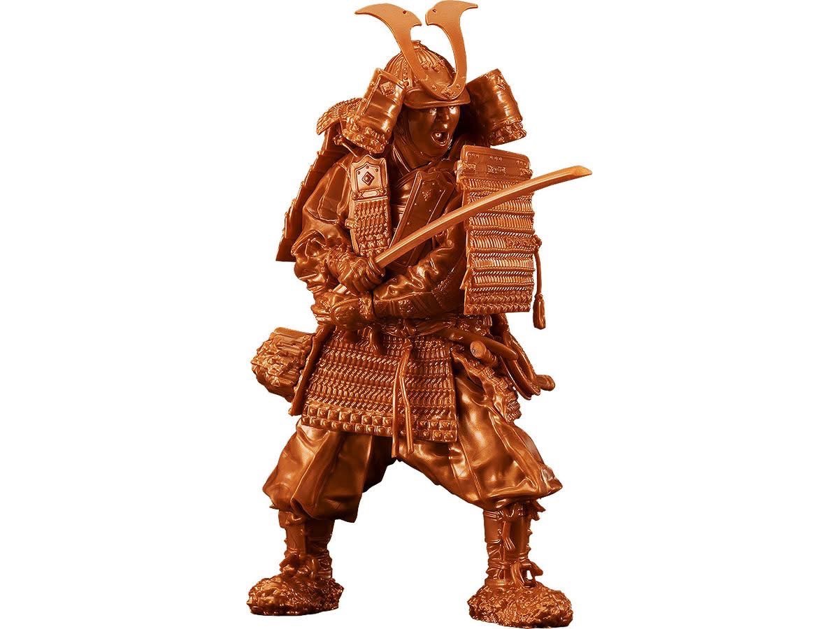 Pre-order : 1/12 PLAMAX Kamakura Period Armored Warrior: Gold / Silver / Copper Color Edition Plastic Model Kit by Max Factory