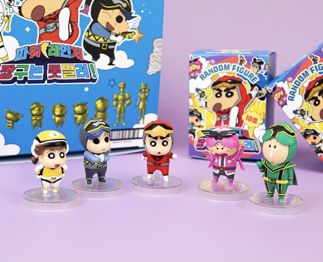 Crayon Shinchan Power Ranger Kazukabe Gangster ลิขสิทธิ์แท้เกาหลี