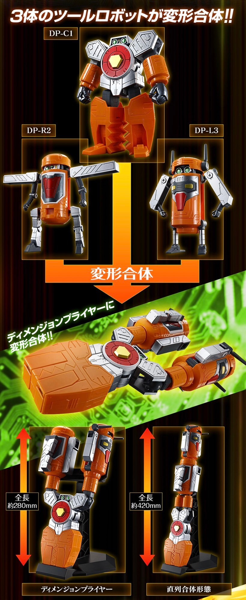 PRE-ORDER : Soul of Chogokin GX-116 Pliers (The King of Braves GaoGaiGar)