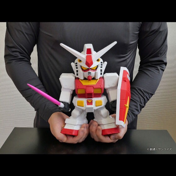 PRE-ORDER : Jumbo Soft Vinyl Figure SD RX-78-2 Gundam (2P Color) -SD Gundam-