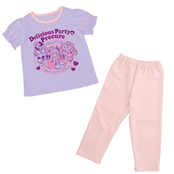PRE-ORDER : Pretty Cure 2TOPS Pajamas