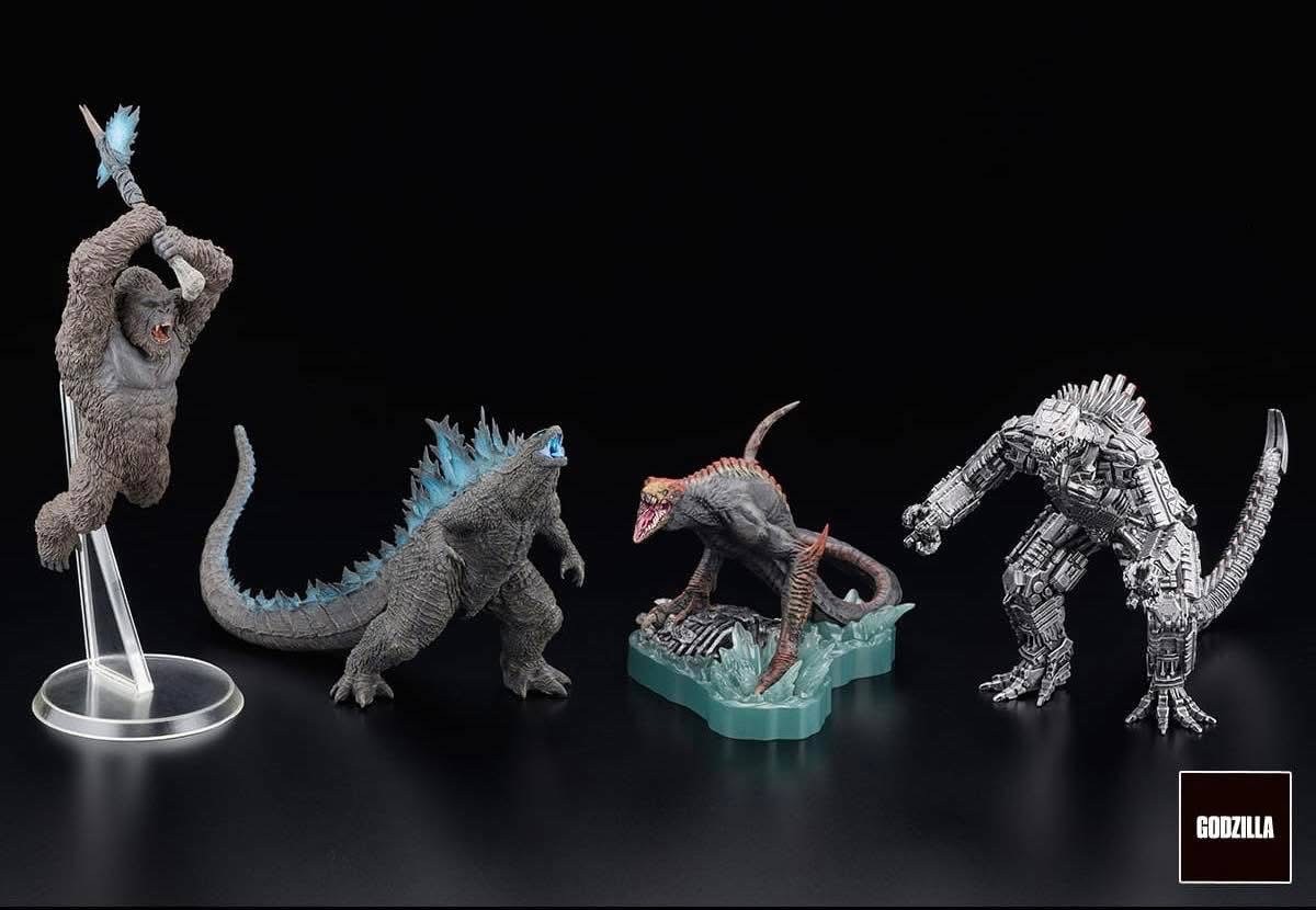 Pre-order : Hyper Modeling Series GODZILLA VS. KONG (2021): 1Box (4pcs) by Art Sprits (Reissue)