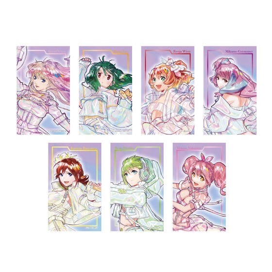 PRE-ORDER : Macross Super Space Fortress Festival 40th Anniversary! Deculture!! Holographic Sticker Set
