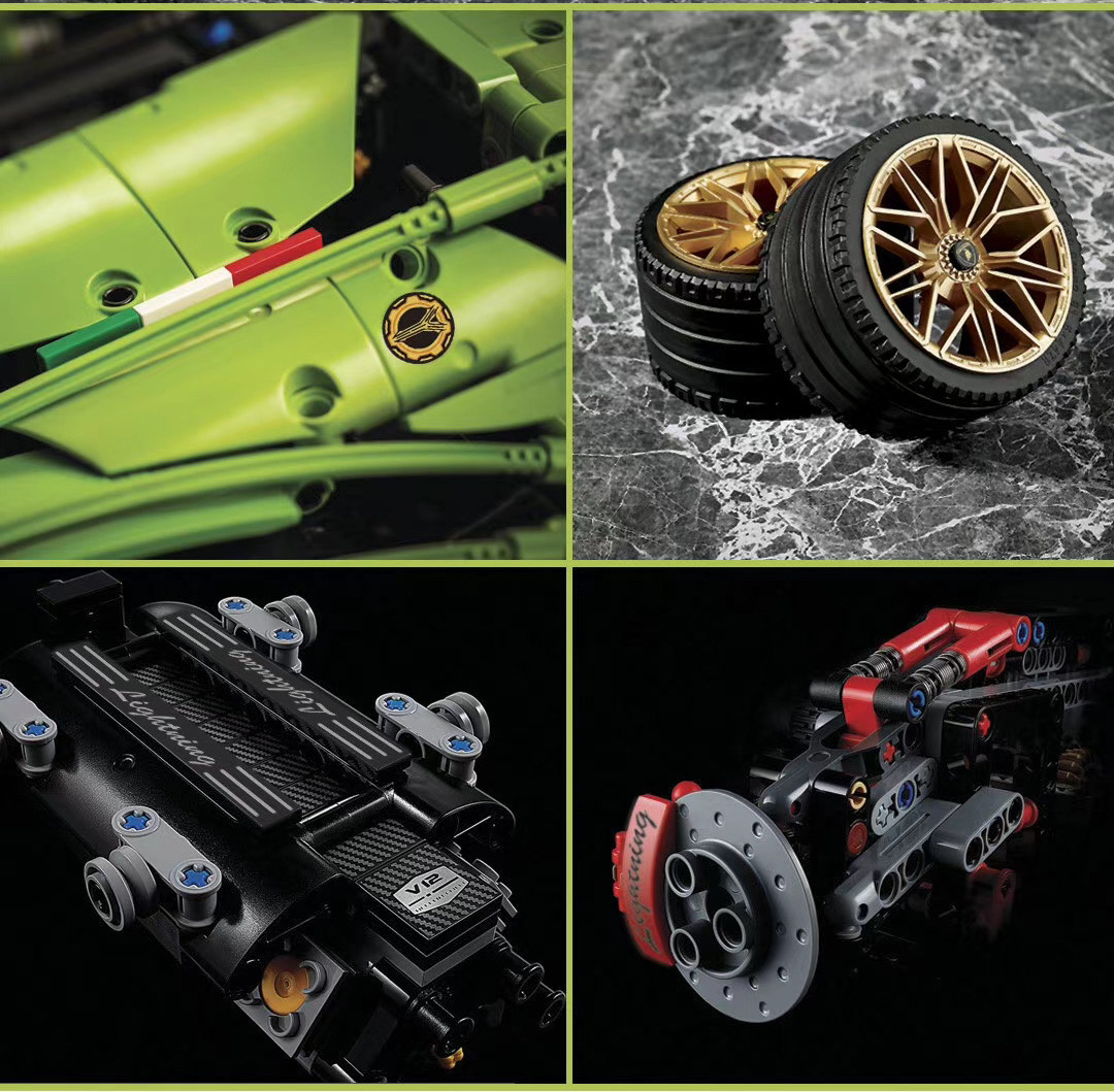 Le bo 10273 Lamborghini Sián FKP 37 3716pcs