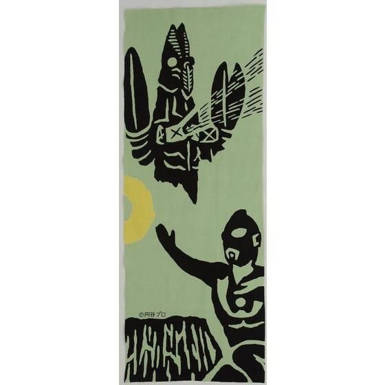 PRE-ORDER : Ultraman Series x Kamawanu Tenugui Ultraman VS Alien Baltan Pattern (Green)