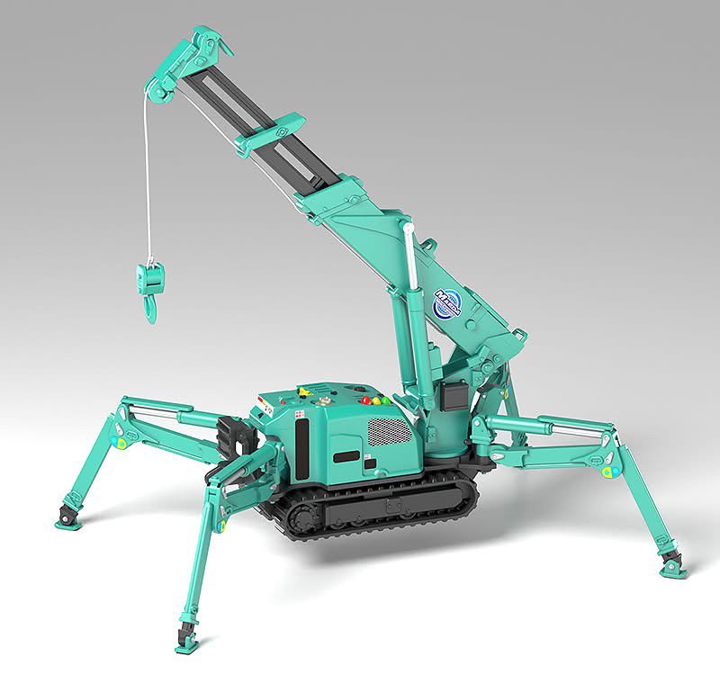 Pre-order : 1/20 MODEROID Maeda Seisakusho Spider Crane (Green) Plastic Model Kit by Good Smile Company (Reissue)