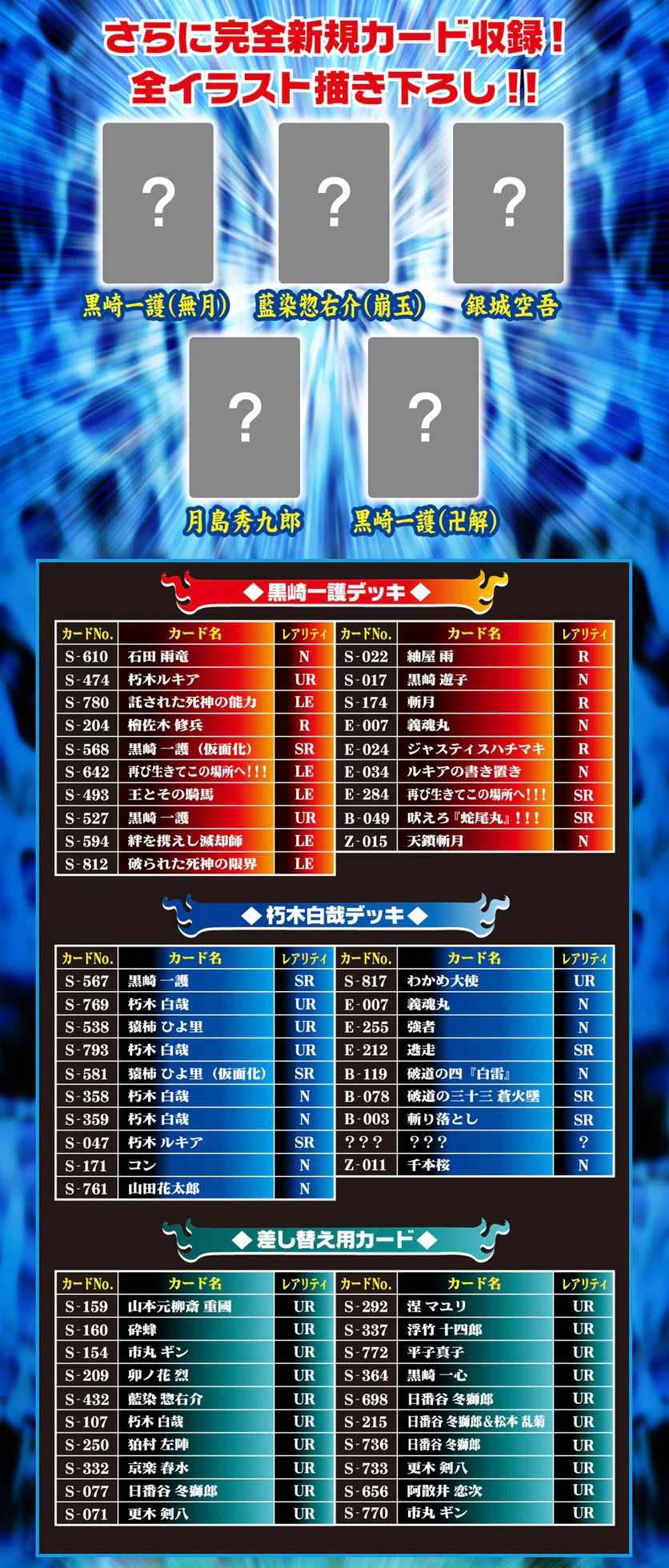 PRE-ORDER : BLEACH SOUL CARD BATTLE Selection Box