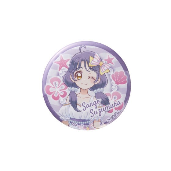 PRE-ORDER : Pretty Cure All Stars Dress Up Series Can Badge (Tropical Ju! Pretty Cure Set)