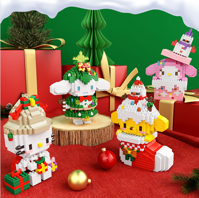 YKO P 2186 - 2190 - Sanrio x Disney Christmas - Stella Lou / Gelatoni / Hello Kitty / My Melody / Cinnamoroll / Pompompurin