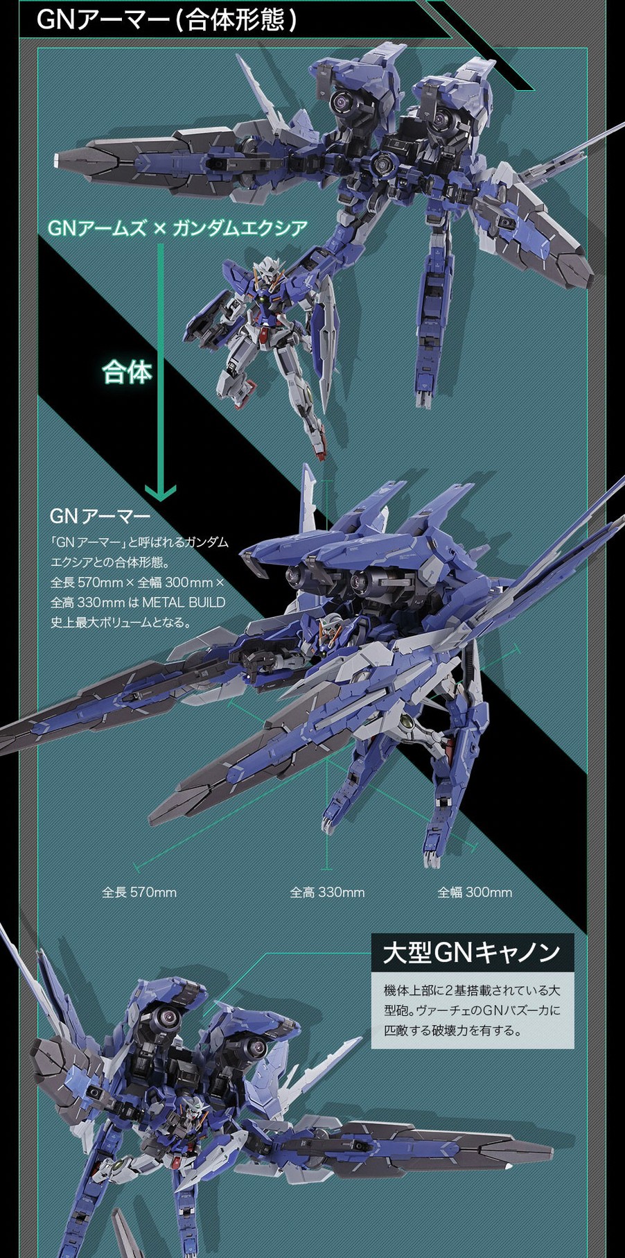 PRE-ORDER : METAL BUILD GN ARMS TYPE-E