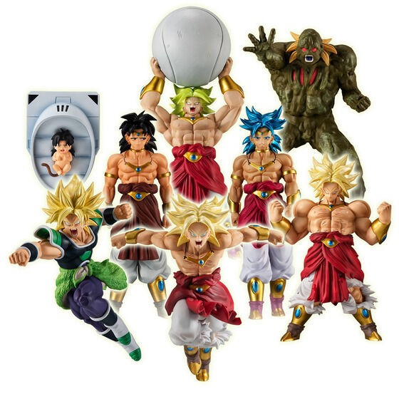 PRE-ORDER : HG Dragon Ball Z BROLY Complete Set