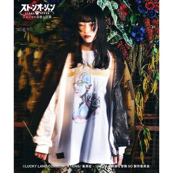 PRE-ORDER : JoJo's Bizarre Adventure: Stone Ocean [glamb] Long T-shirt