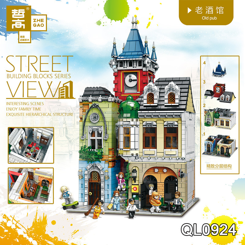 Zhe gao QL 0924 Old Pub 4030pcs