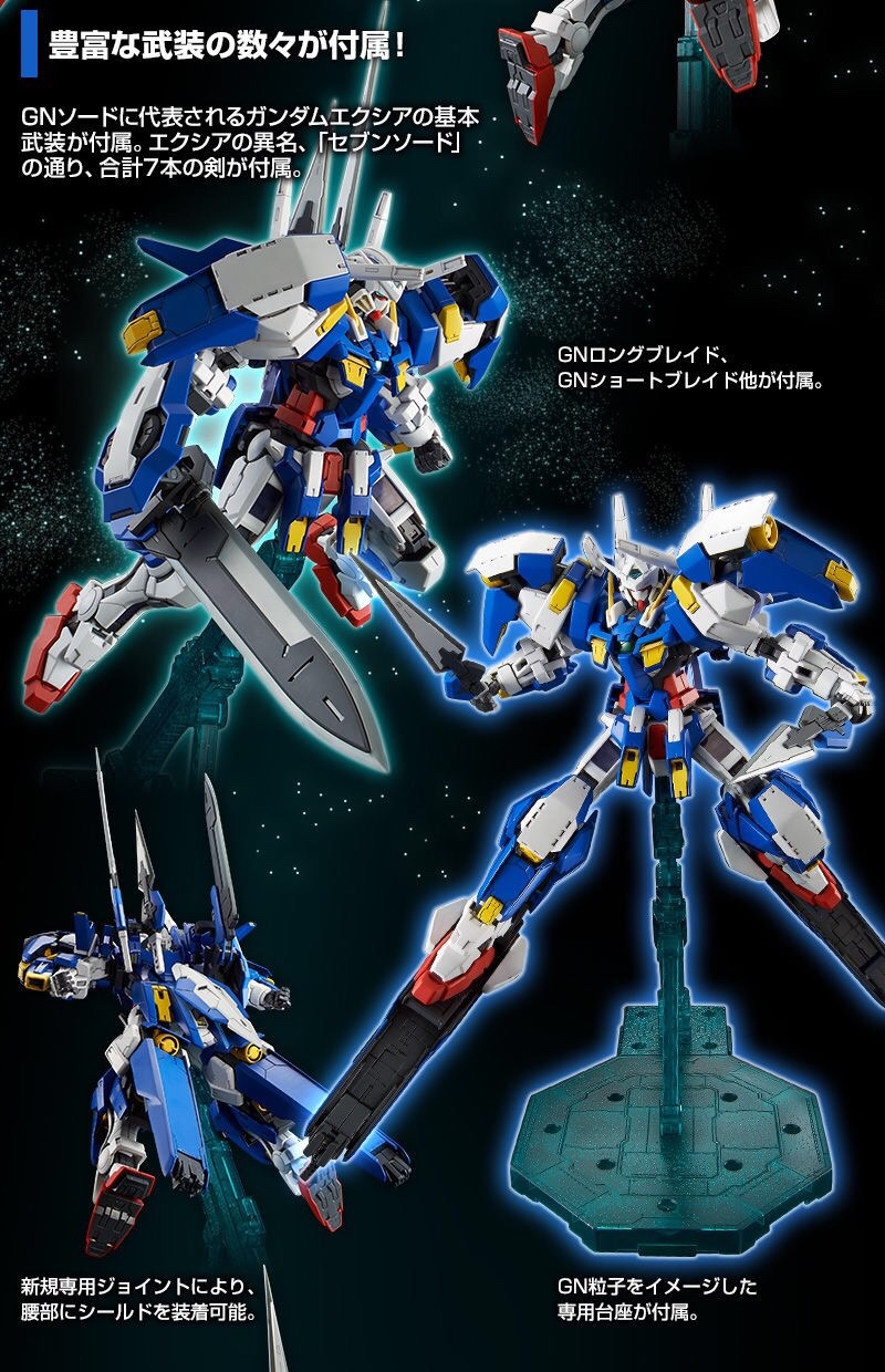 PRE-ORDER : MG 1/100 GN-001/HS-A01D GUNDAM AVALANCHE EXIA DASH PLASTIC MODEL