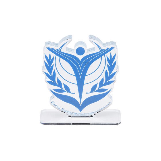 PRE-ORDER : Acrylic Logo Display EX Mobile Suit Gundam UC First Earth Federation Government Mark