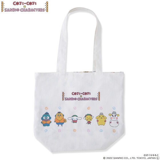 PRE-ORDER : Coji-Coji x Sanrio Characters Tote Bag (2 types)