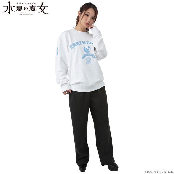 PRE-ORDER : Mobile Suit Gundam The Witch from Mercury Earth Dormitory Motif Sweatshirt