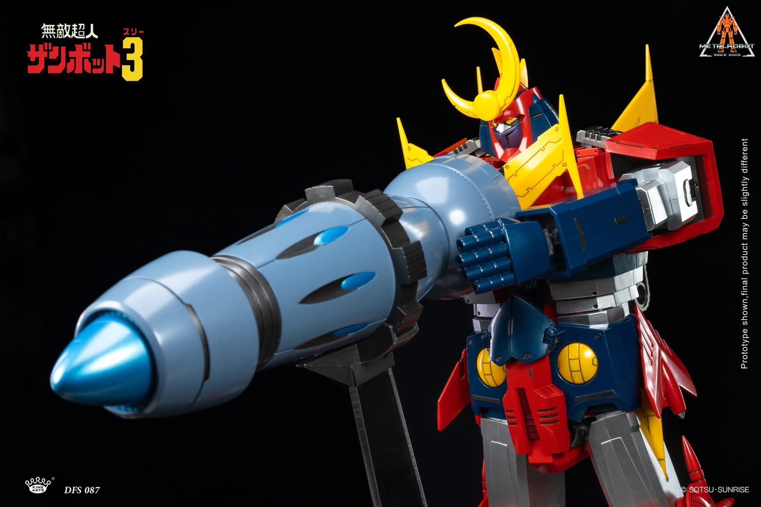 Pre-order : Invincible Super Man Zambot 3 Diecast Action Figure by King Arts