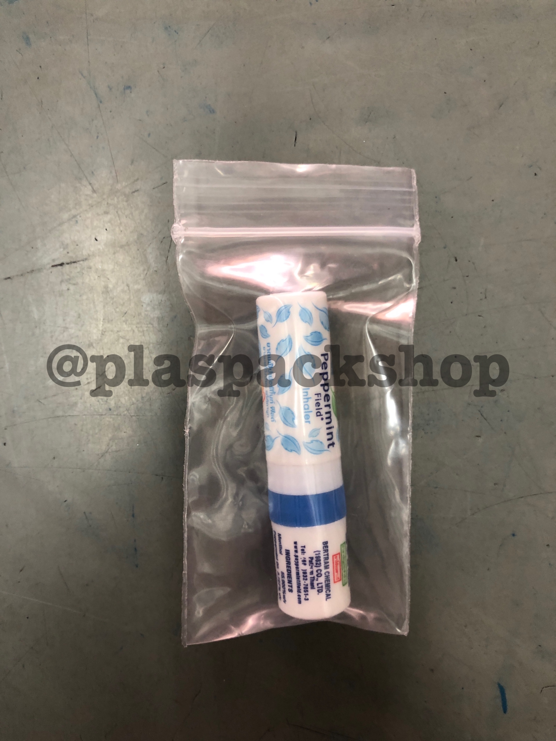 ถุงซิป PE หนา 5 x 10cm (ถุงซิปใส่ยาดม,cotton butt)