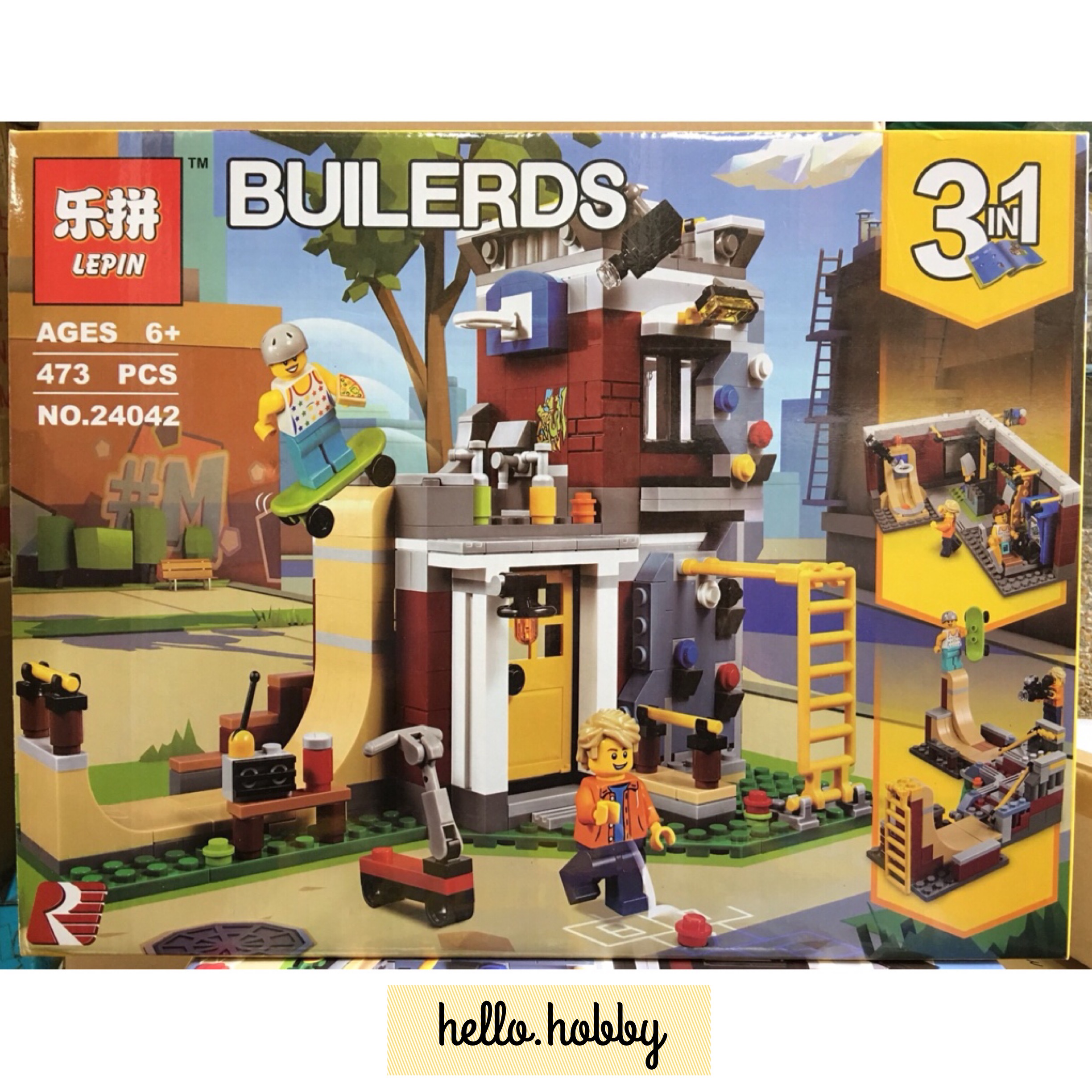 Lepin 24042 Modular Skate House 473pcs