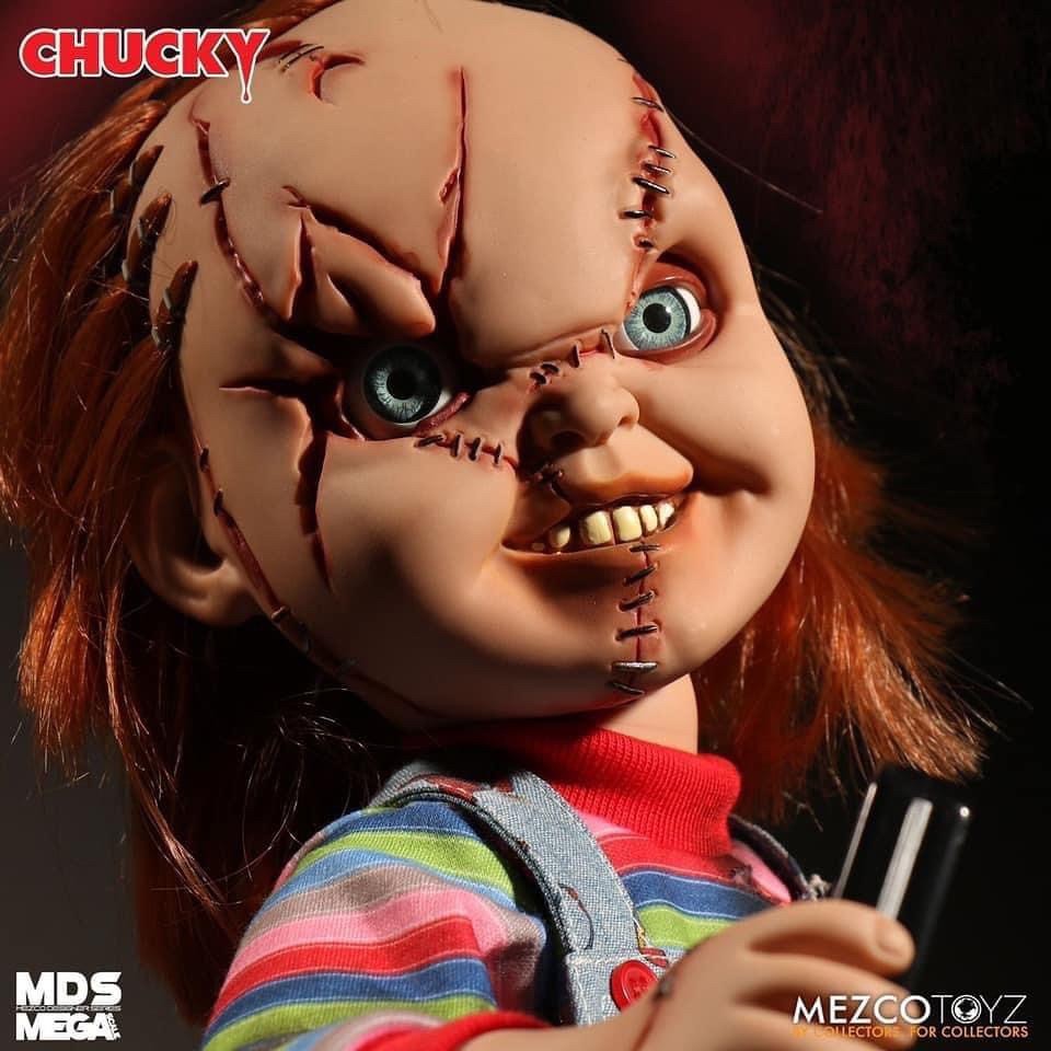 Pre-order : MDS MEGA SCALE Child’s Play: Bride of Chucky Talking Scarred Chucky (Re-issue) by Mezco Toyz