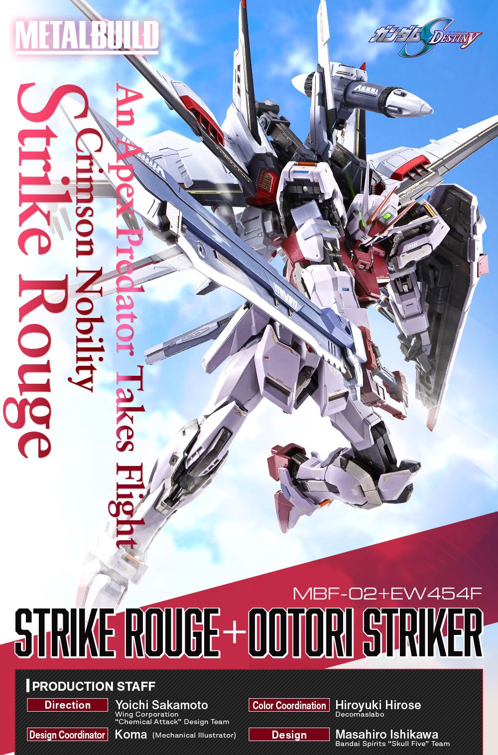 METAL BUILD - Strike Rouge + Ootori Striker) by Premium Bandai (Limited Lot JP มีกล่องน้ำตาล)