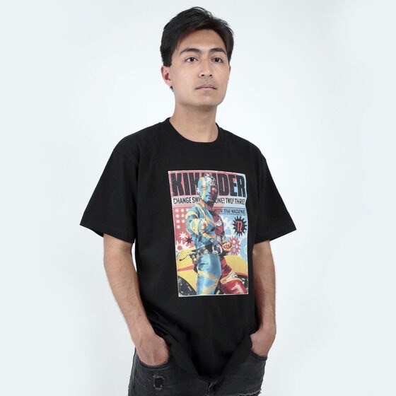 PRE-ORDER : Yoshihito Sugahara Android Kikaider Kikaider/Red & Blue T-shirt