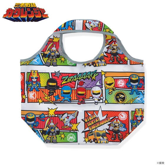 PRE-ORDER : Ninja Sentai Kakuranger Deformation Foldable Tote Bag