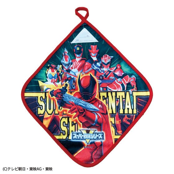 PRE-ORDER : Ohsama Sentai King-Ohger / 23 Super Sentai Series Towel with Microfiber Loop