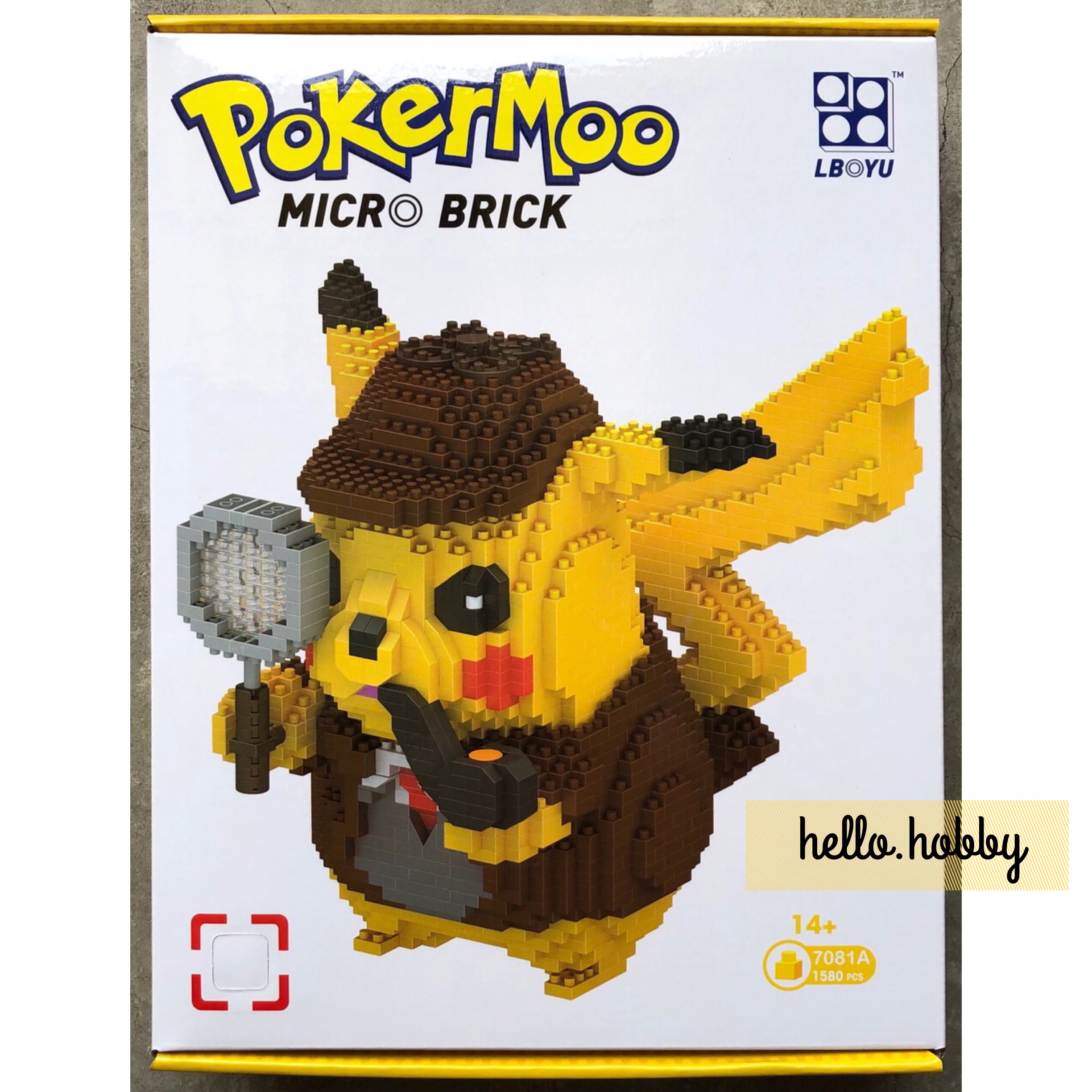 Boyu 7081A Pokemon Detective Pikachu 1580pcs