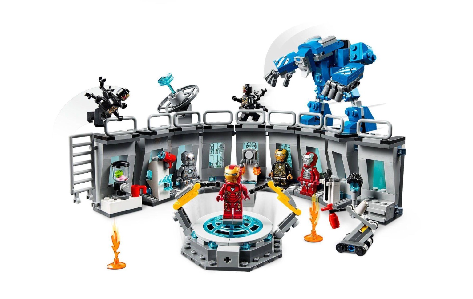 Lepin 07121 Iron Man Hall of Armour 587pcs