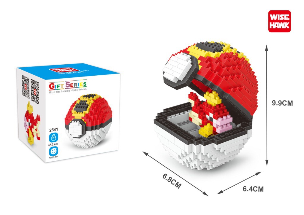 Wise Hawk 2537-2541 Pokemon - Pokeball