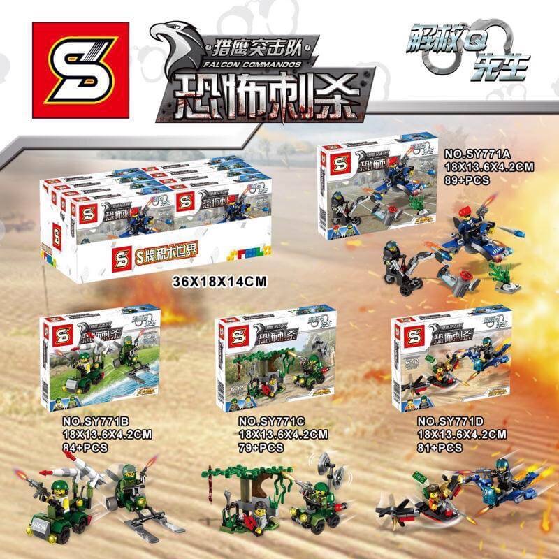 SY 771 A-D Military Falcon Commandos