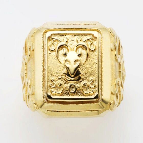 PRE-ORDER : Saint Seiya Gold Cloth Box Design Silver925 Ring
