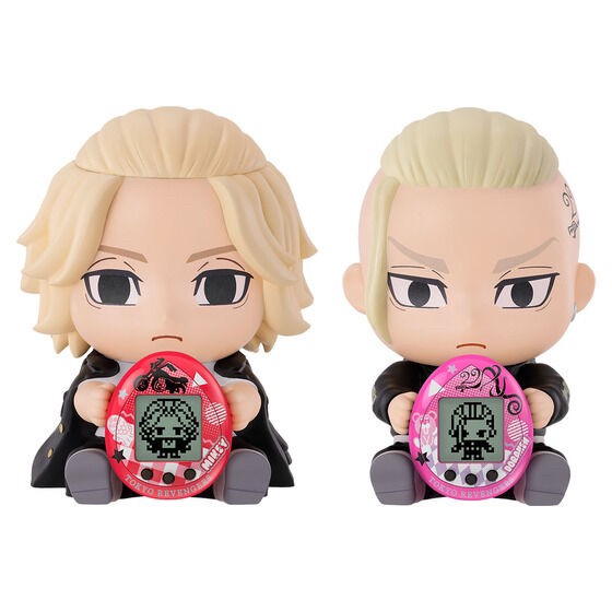 PRE-ORDER : Tokyo Revengers Toribecchi Hugmy Tamagotchi Set Manjirocchi ver./Drakencchi ver.