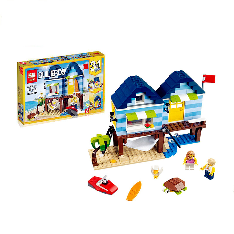 Lepin 24014 City Creator 3 in 1 Beachside Vacation 295pcs
