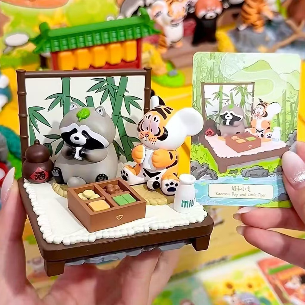 ร้าน🇹🇭 พร้อมส่ง✨ โมเดลได้ 1 ตัว - Panghu I'm Not Fat Tiger - Little Tiger and His Partners Series by Funism