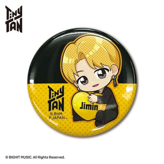 PRE-ORDER : TinyTAN Butter ver. Gyugyutto Trading Can Badge