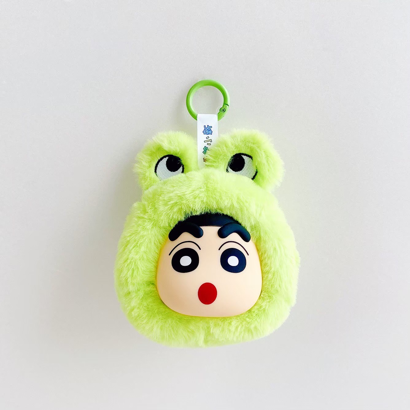พวงกุญแจ ชินจัง ลิขสิทธิ์แท้ Crayon Shinchan Doll Buckle Animal Costume Plush Keychain by Futabasha