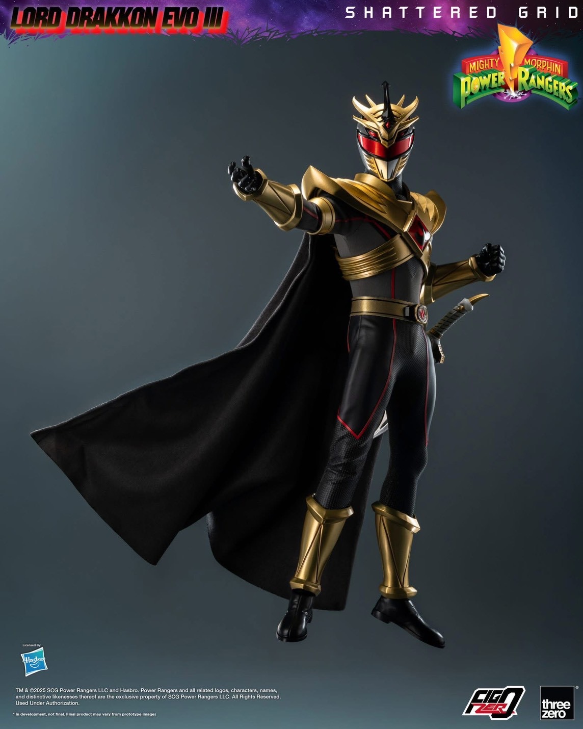 Pre-order : Mighty Morphin Power Rangers: Shattered Grid FigZero 1/6 Lord Drakkon Evo III by Threezero