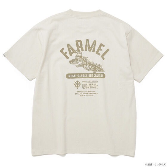PRE-ORDER : STRICT-G UNIVERSAL OVERALL "Mobile Suit Gundam" FARMEL Pocket T-shirt